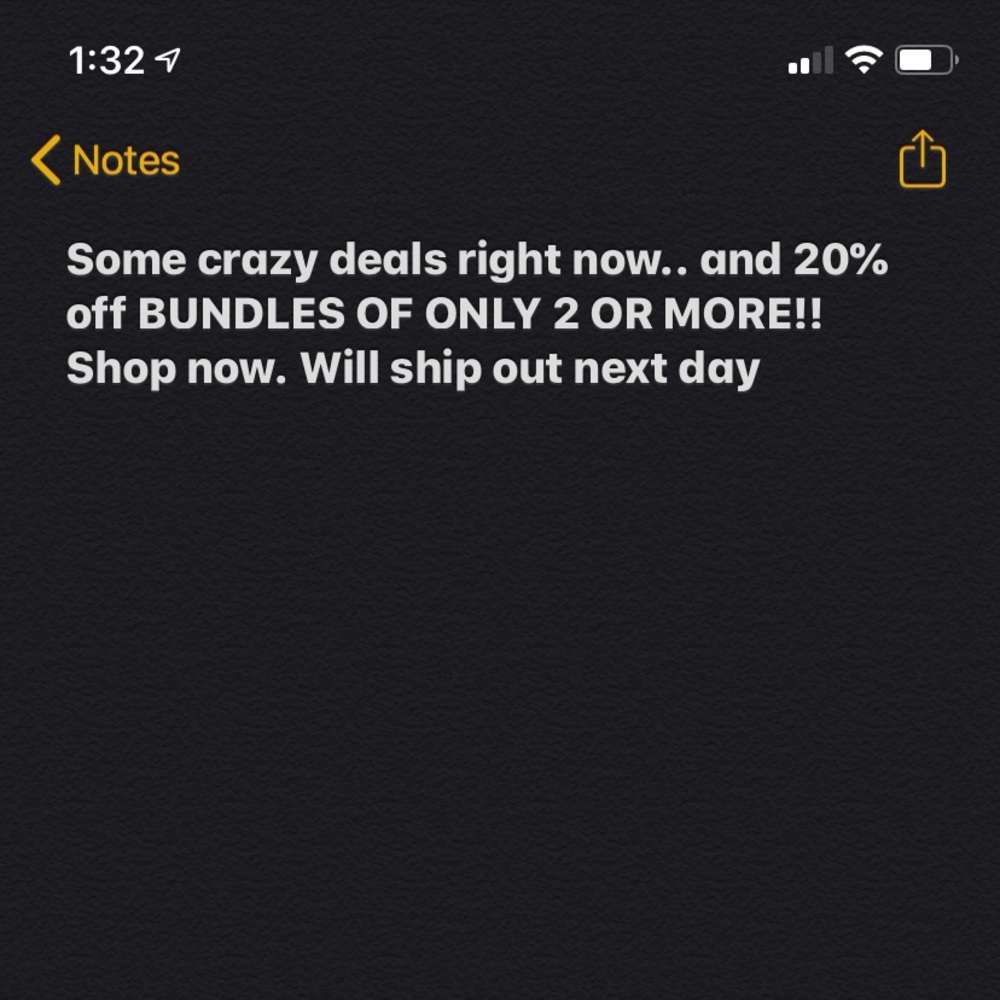 20% OFF BUNDLES OF 2 OR MORE